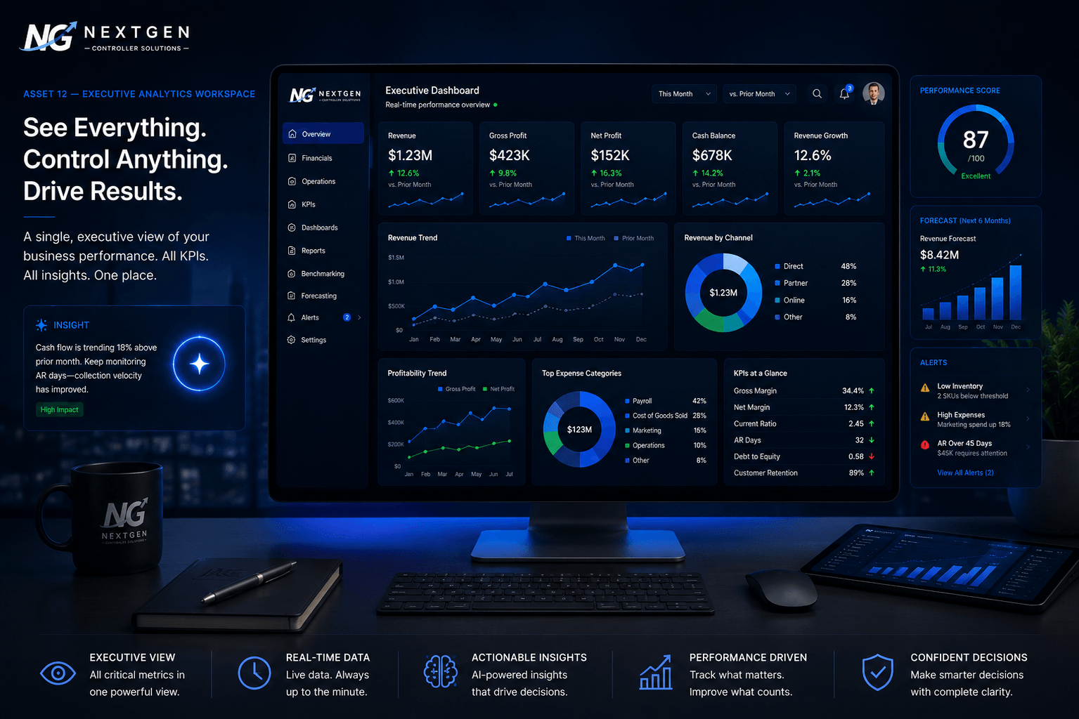 NextGen executive analytics workspace