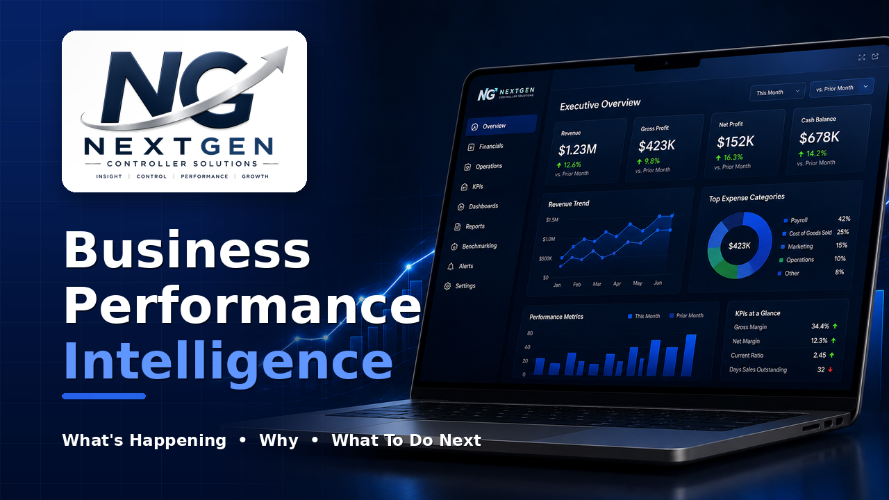 NextGen Controller Solutions — Business Performance Intelligence intro video